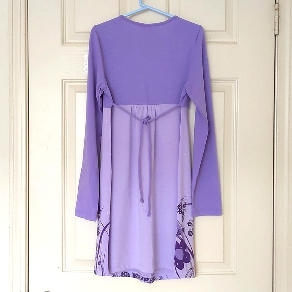 NWT. Limited Too Girl's Rayon/Spandex Multi Color Dress w/flowers and sparkling. - Picture 2 of 5